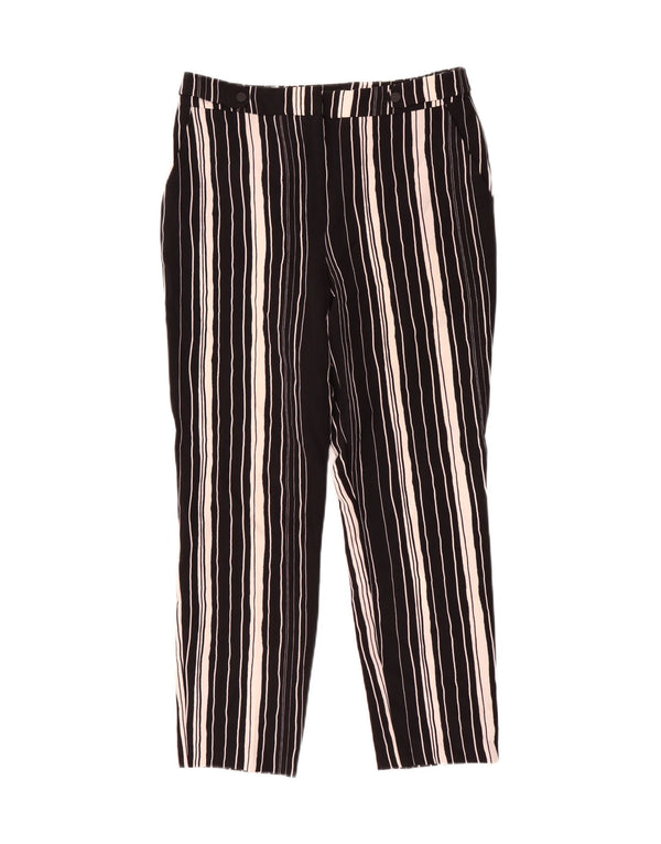 Pantaloni chino affusolati da uomo Topshop UK 12 medi W30 L27 a righe nere