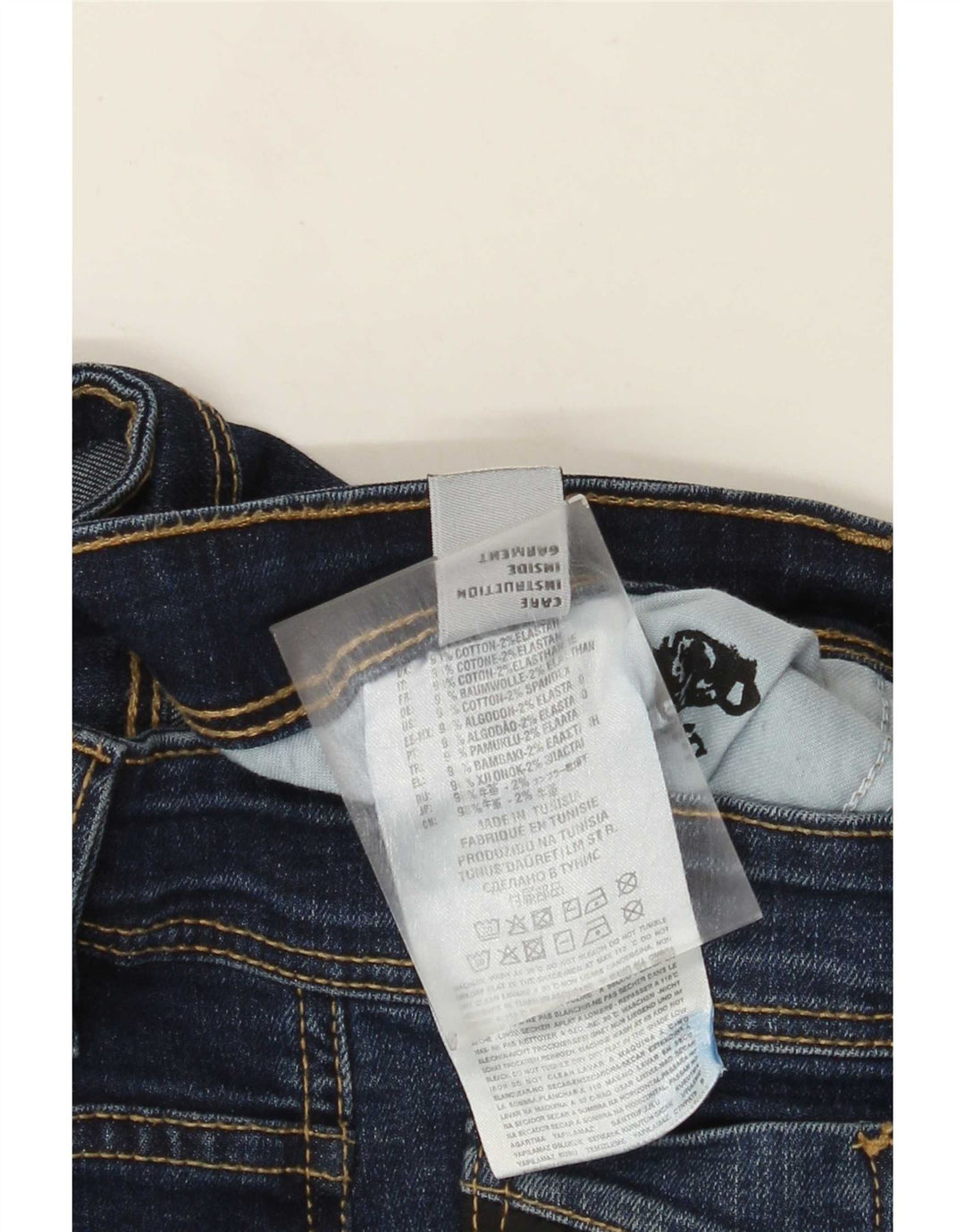 Jeans slim da donna Diesel W36 L31 cotone blu