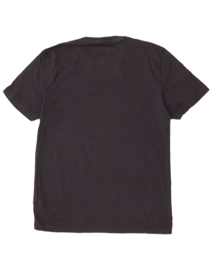 T-shirt da uomo Fat Face Top in cotone nero medio