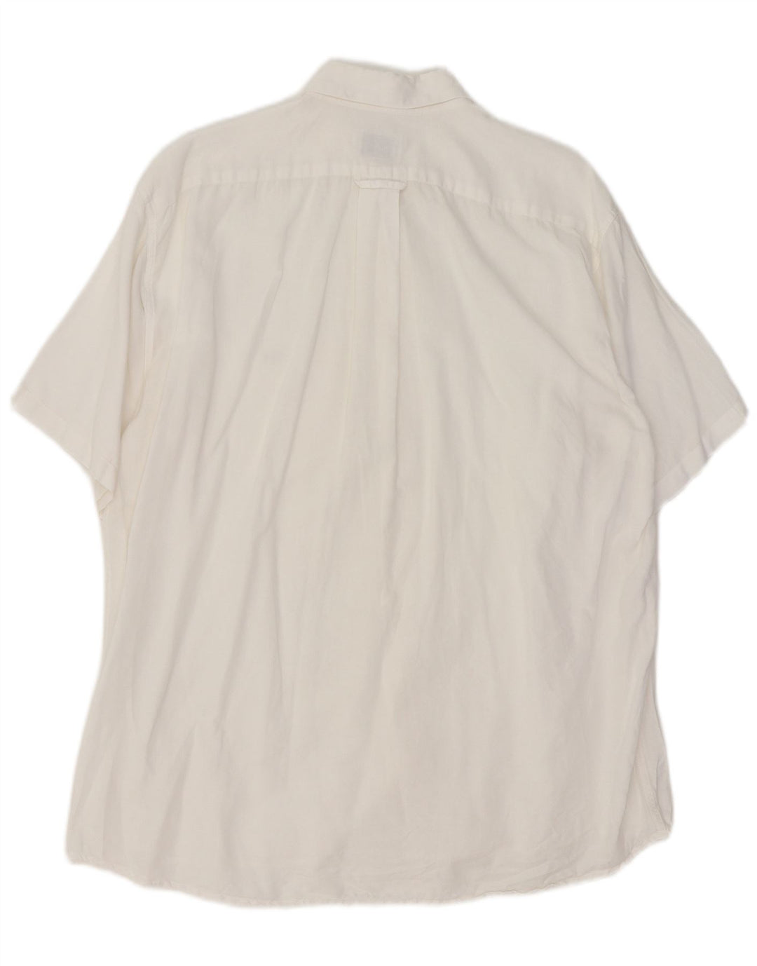 Camicia a maniche corte da uomo Lacoste taglia 42 grande bianca