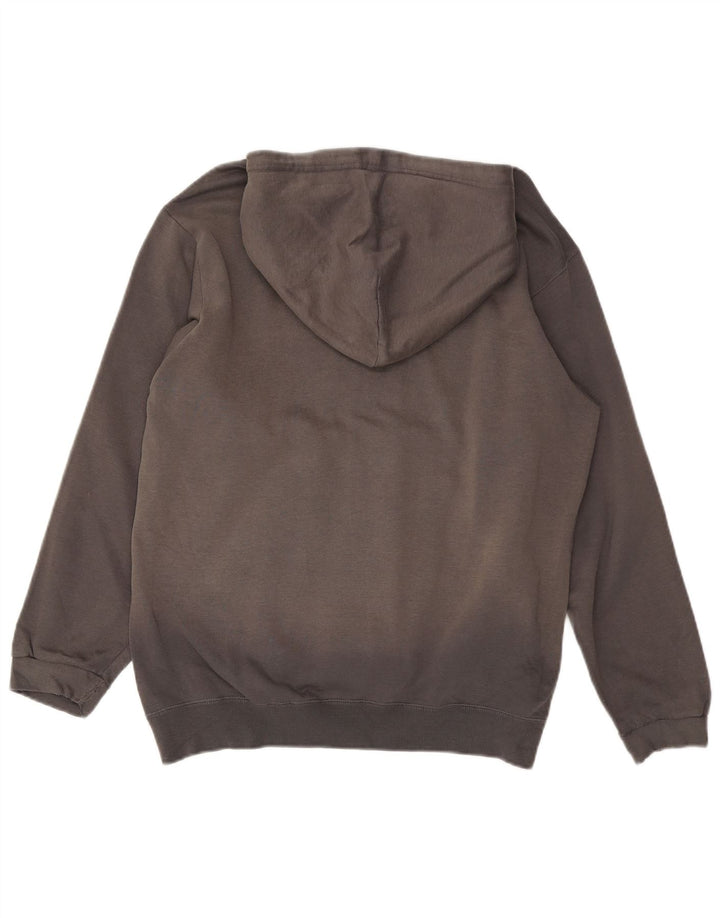 Maglione con cappuccio grafico da uomo CHAMPION in cotone grigio medio