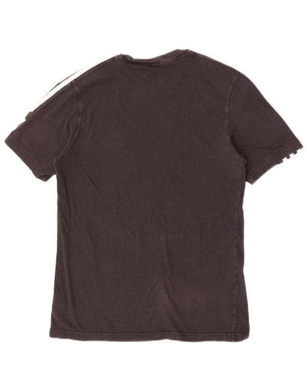 T-shirt Adidas da uomo a maniche corte Top XS in cotone nero sportivo