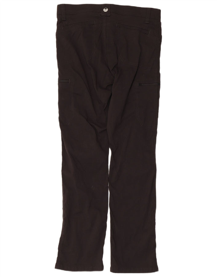Pantaloni cargo dritti da uomo Wrangler W34 L32 nylon nero