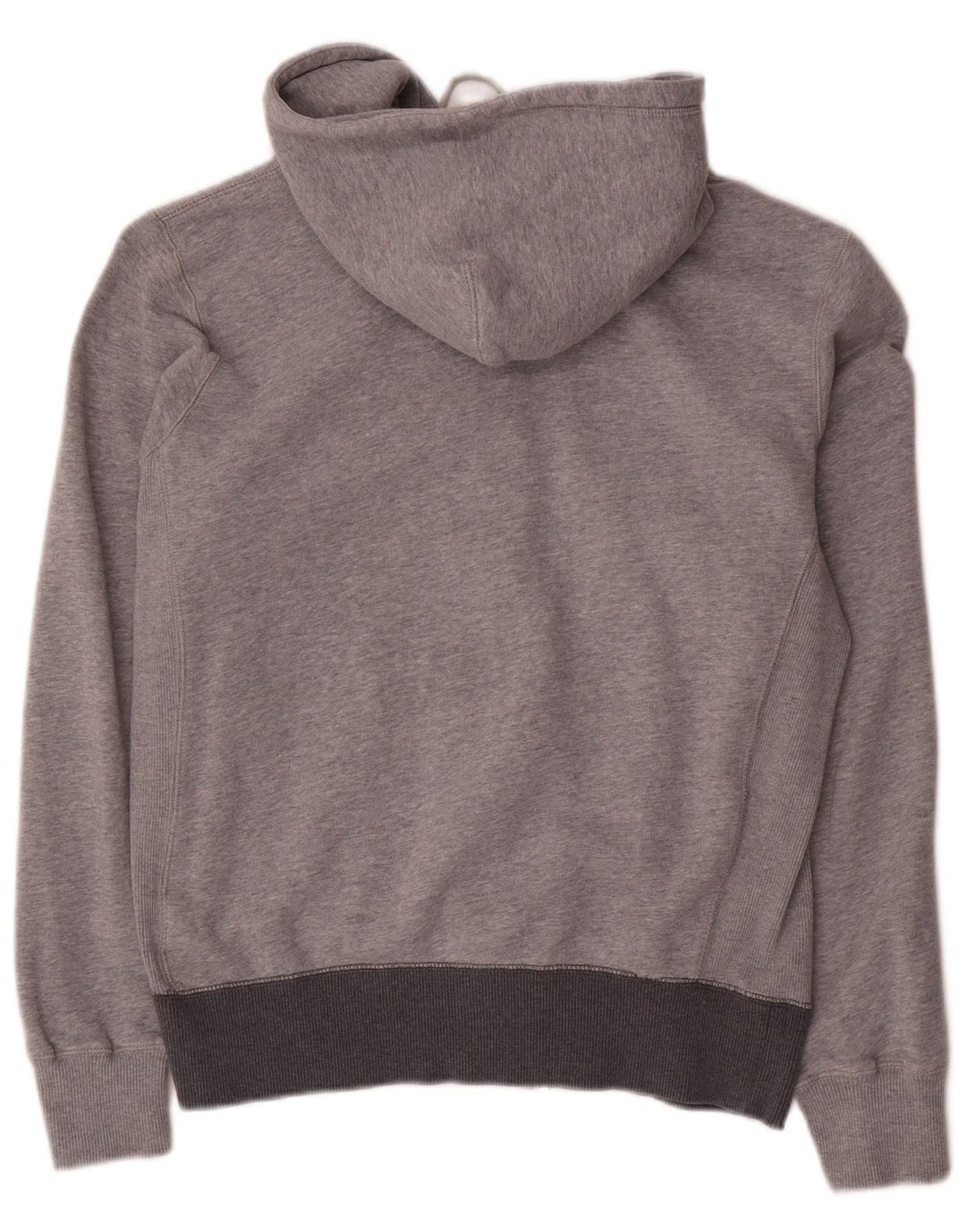 Felpa con cappuccio e zip da donna Nike UK 14 Cotone grigio medio