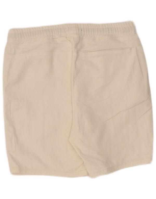 Zara Mens Sport Shorts Large  Off White Cotton