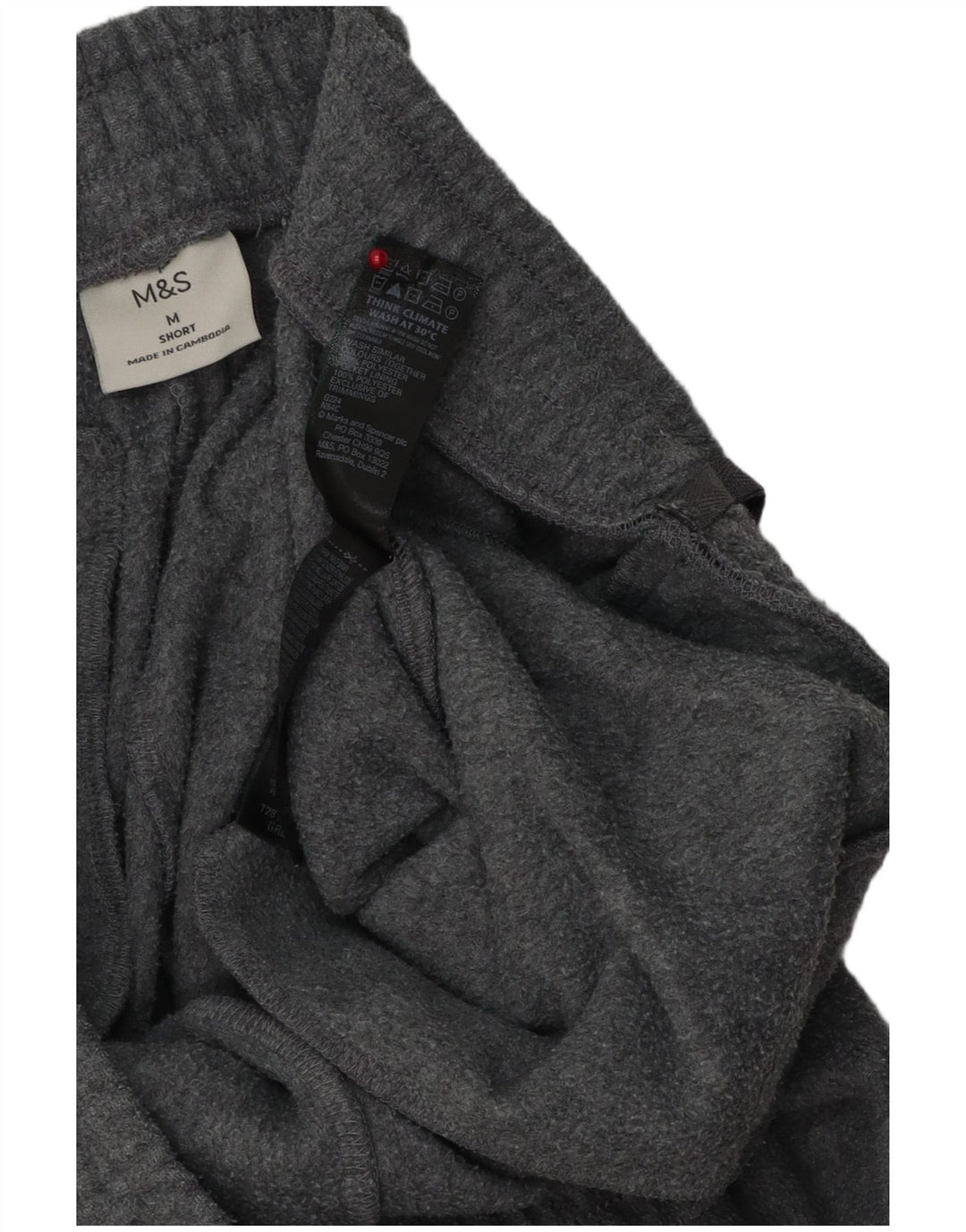 Pantaloni da tuta in pile da donna Marks & Spencer UK 12 Grigio medio