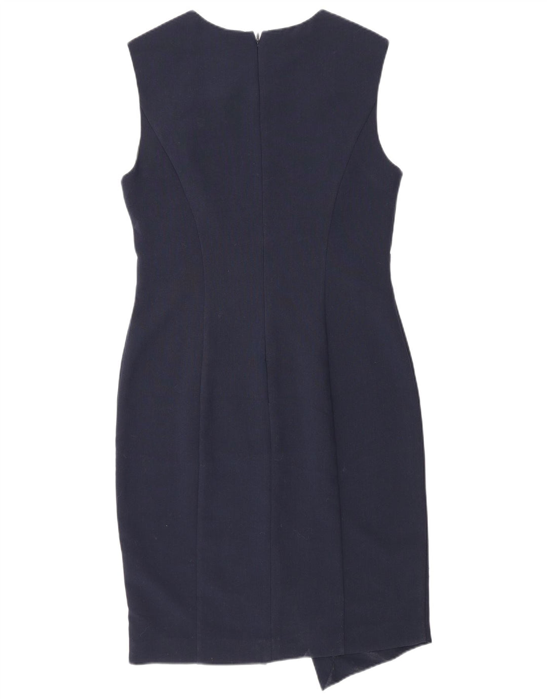 Topshop Abito tubino senza maniche da donna UK 12 Poliestere blu navy medio