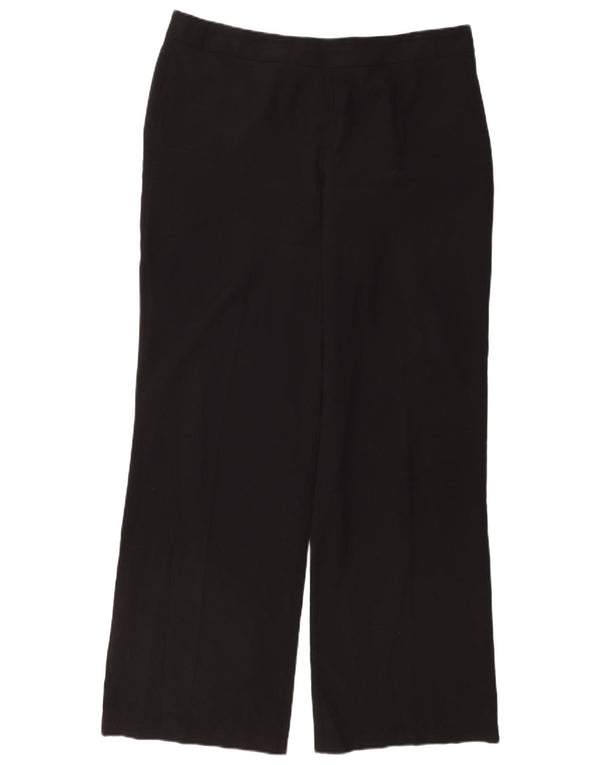 Pantaloni casual larghi da donna Marks & Spencer UK 16 Large W36 L34 neri