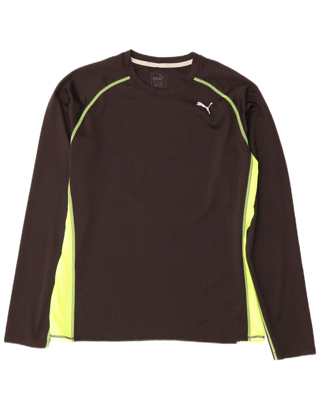 Maglia Puma da uomo a maniche lunghe grande nera color block
