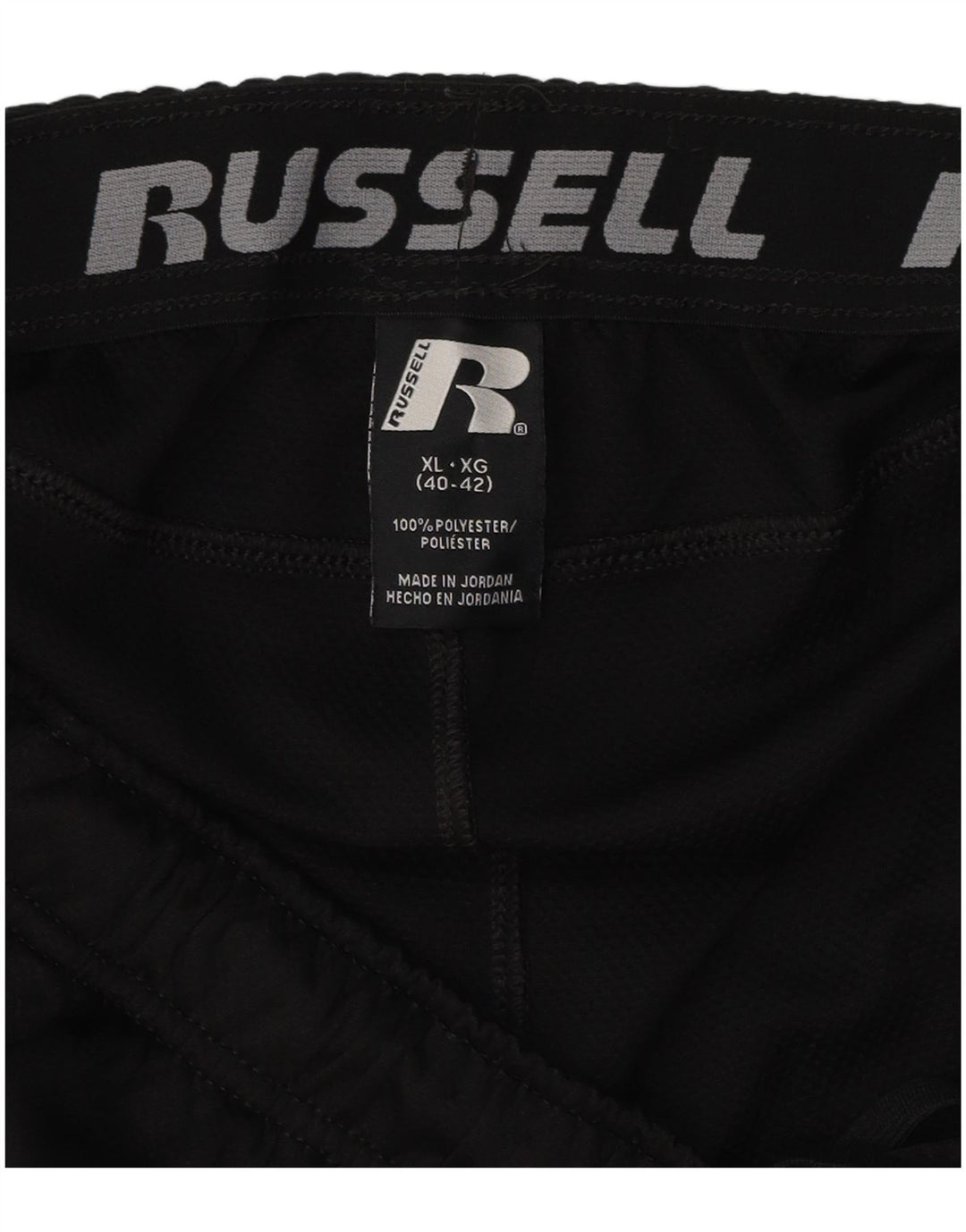 Pantaloncini sportivi da uomo RUSSELL ATHLETIC XL poliestere nero