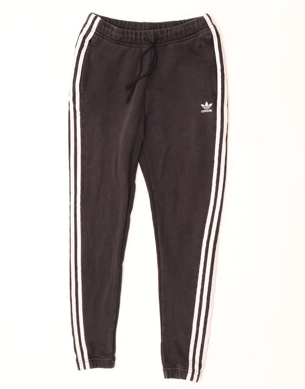 Pantaloni da tuta da donna Adidas Joggers UK 6 XS cotone nero
