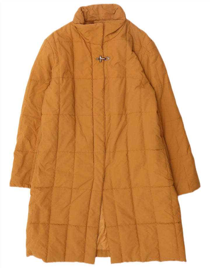 Cappotto imbottito da donna Slam UK 16 grande nylon marrone