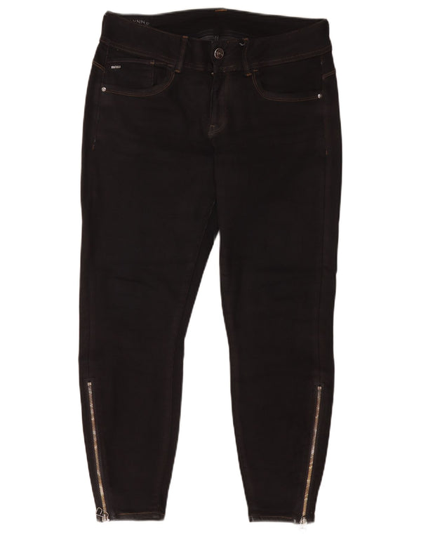 Jeans skinny G-Star da donna Lynn a vita media W31 L25 cotone nero