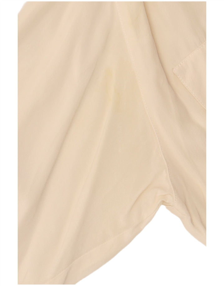 Camicia da donna VINTAGE UK 12 medio bianco sporco