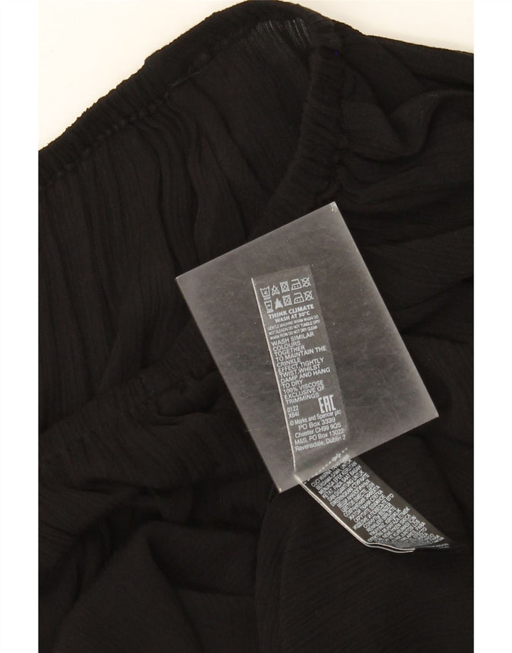 Abito a trapezio da donna Marks & Spencer UK 14 grande in viscosa nera