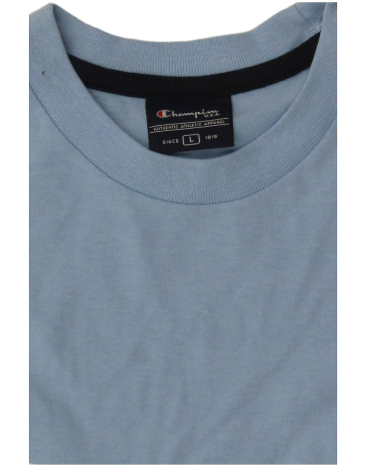T-shirt grafica da uomo Champion Top grande blu