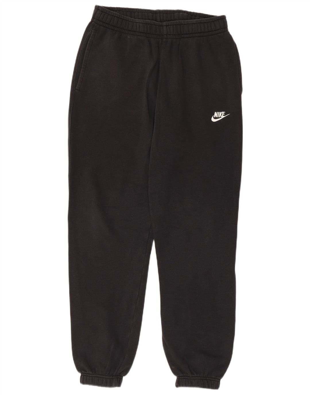 NIKE Mens Tracksuit Trousers Joggers Small  Black Cotton