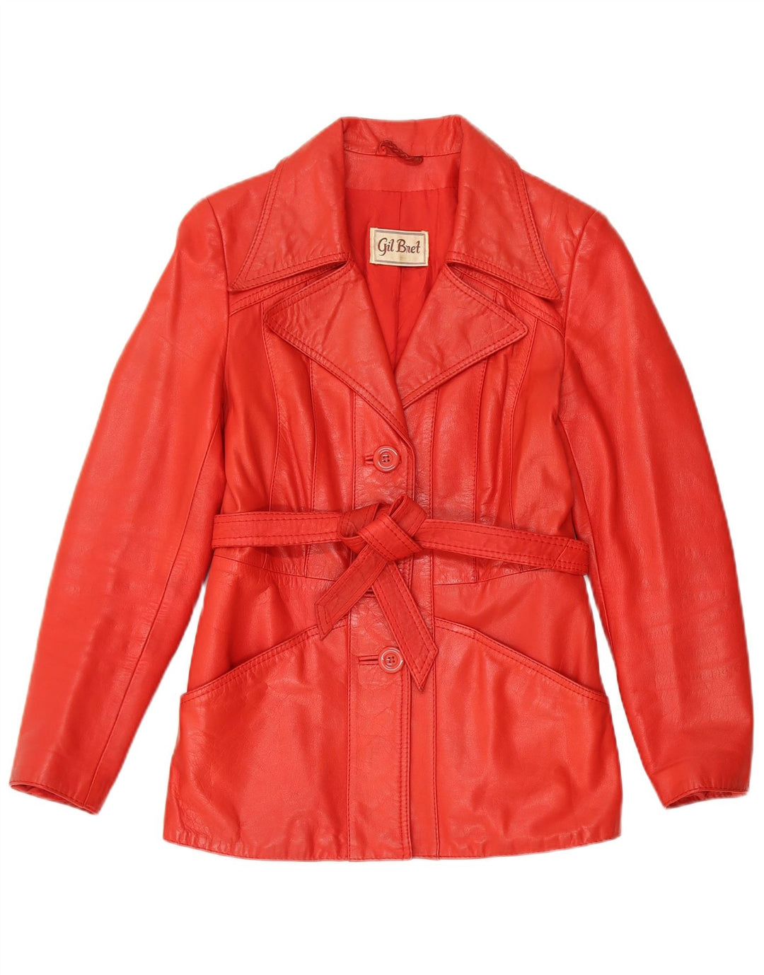 Giacca in pelle da donna Gil Bret EU 38 Pelle rossa media