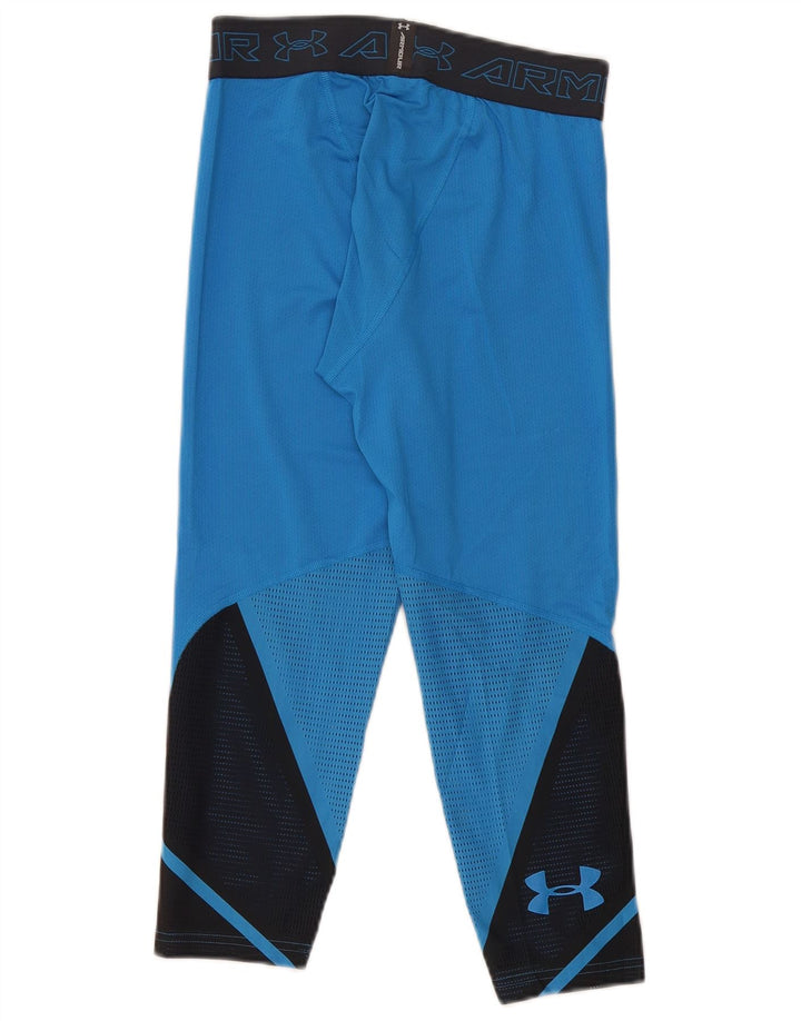Leggings Capri grafici da uomo Under Armour XS Colorblock blu