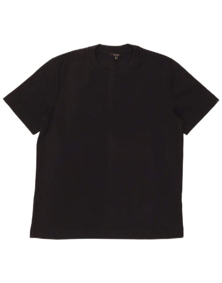 T-shirt da uomo MASSIMO DUTTI media nera