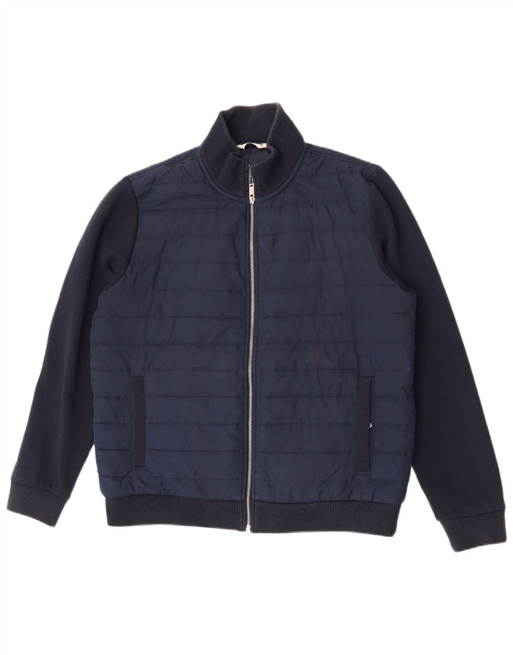 Giacca imbottita da uomo Marks & Spencer UK 42 XL poliestere blu navy