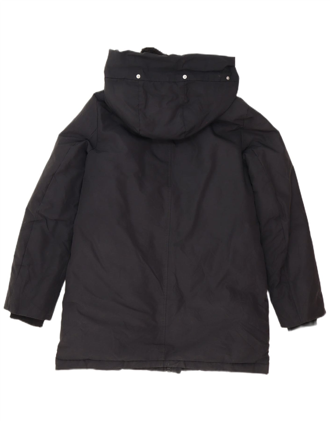 Giacca Parka con cappuccio da donna Zara UK 6 XS poliestere nero