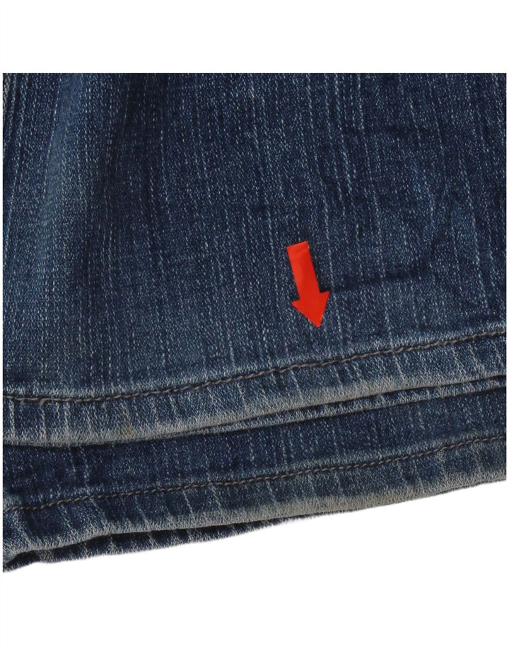 Levi's Donna 518 Jeans Bootcut Super Low W30 L30 Cotone Blu