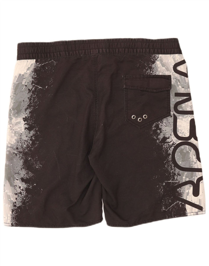 ARENA Pantaloncini da bagno grafici da uomo Poliestere color block medio nero