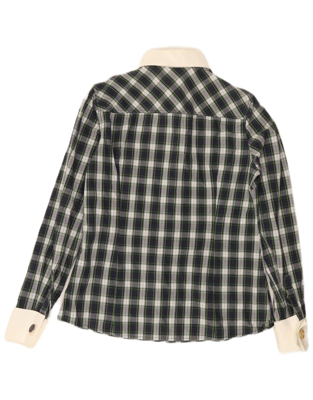 Camicia da donna Massimo Dutti EU 40 Cotone a quadri verde medio