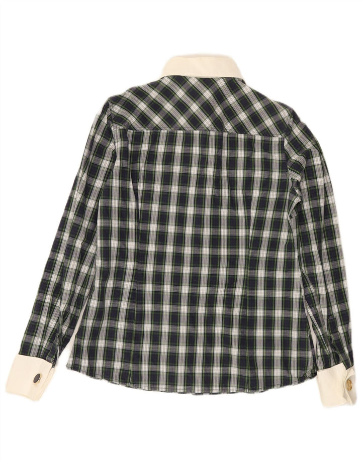 Camicia da donna Massimo Dutti EU 40 Cotone a quadri verde medio