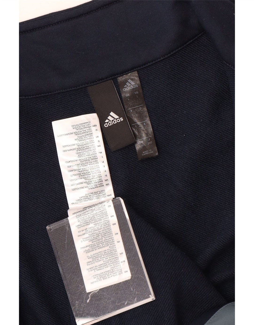 Giacca da uomo Adidas Aeroready Top Jacket Large Blu Navy Colourblock