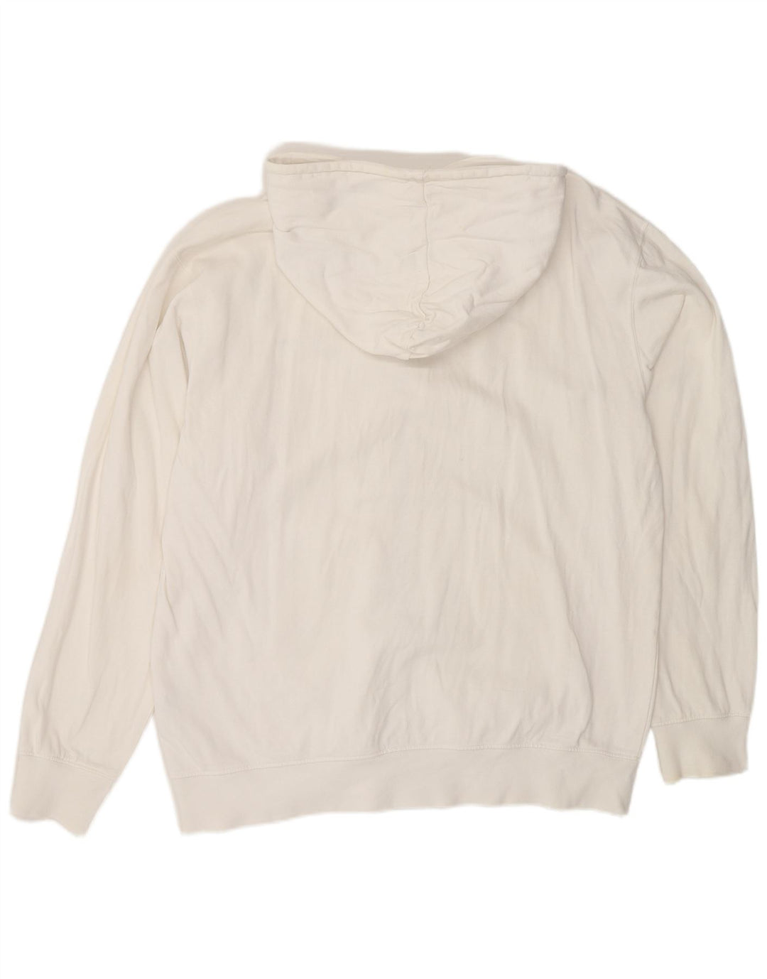 Maglione con cappuccio e zip da uomo Champion XL in cotone bianco