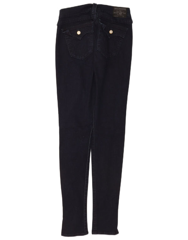 Jeans skinny da donna True Religion W29 L34 cotone blu navy