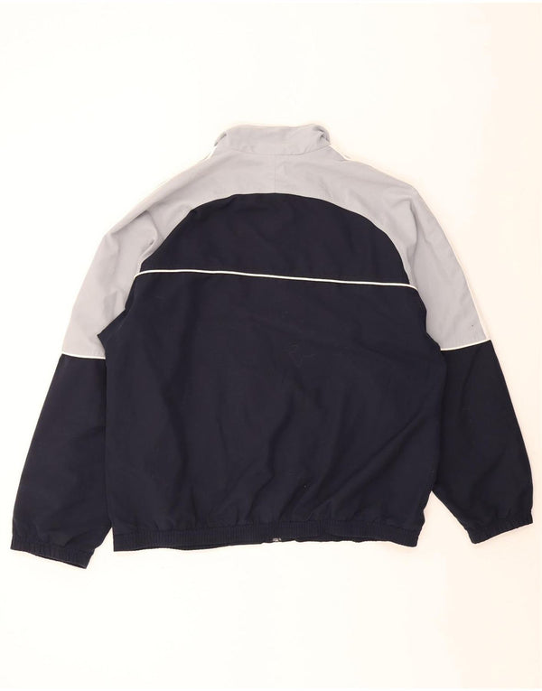 Giacca da tuta da uomo Adidas UK 40/42 Medium Blu Navy Colourblock