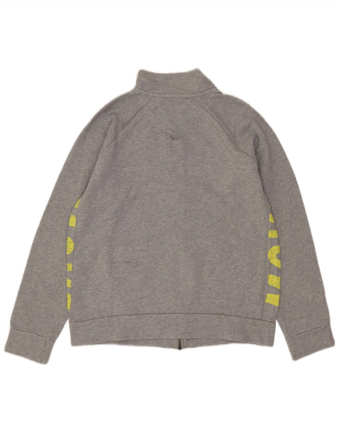 Giacca da ginnastica grafica da ragazzo Benetton 11-12 anni 2XL Grigio chiazzato