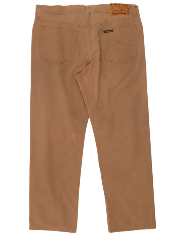 Pantaloni casual dritti da uomo Carrera W38 L30 cotone beige