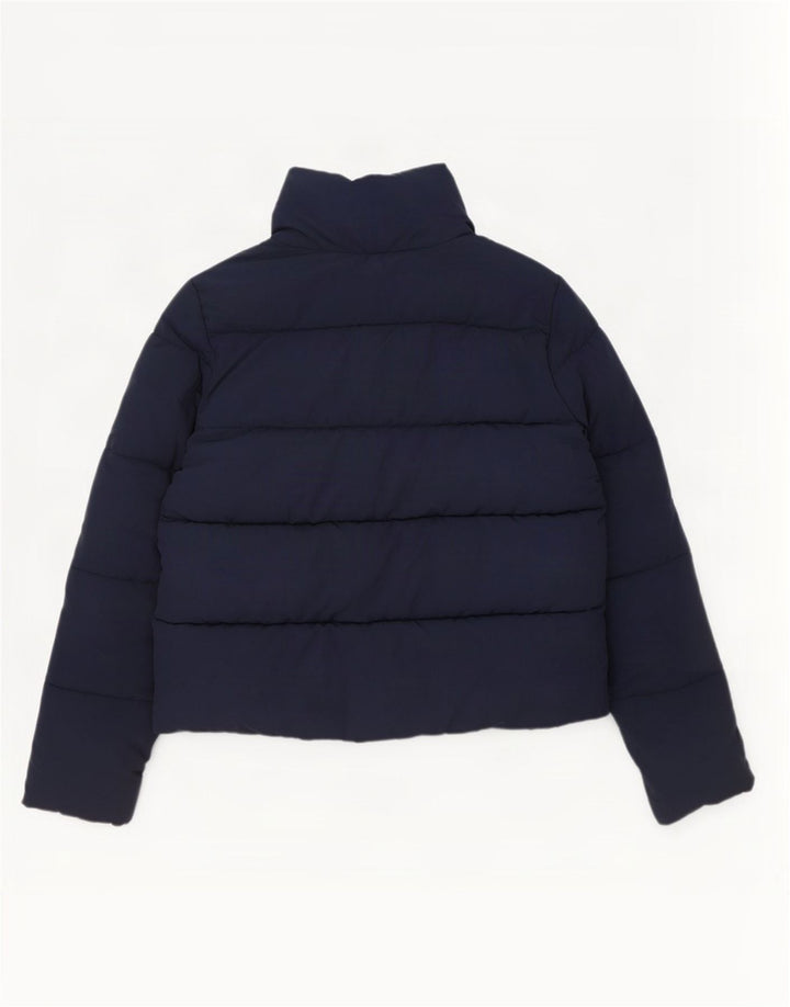 Giacca imbottita oversize da donna Tommy Hilfiger UK 6 XS blu navy in poliammide