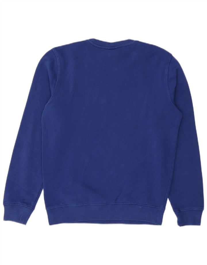 CHAMPION Felpa con grafica da uomo Maglione piccolo cotone blu