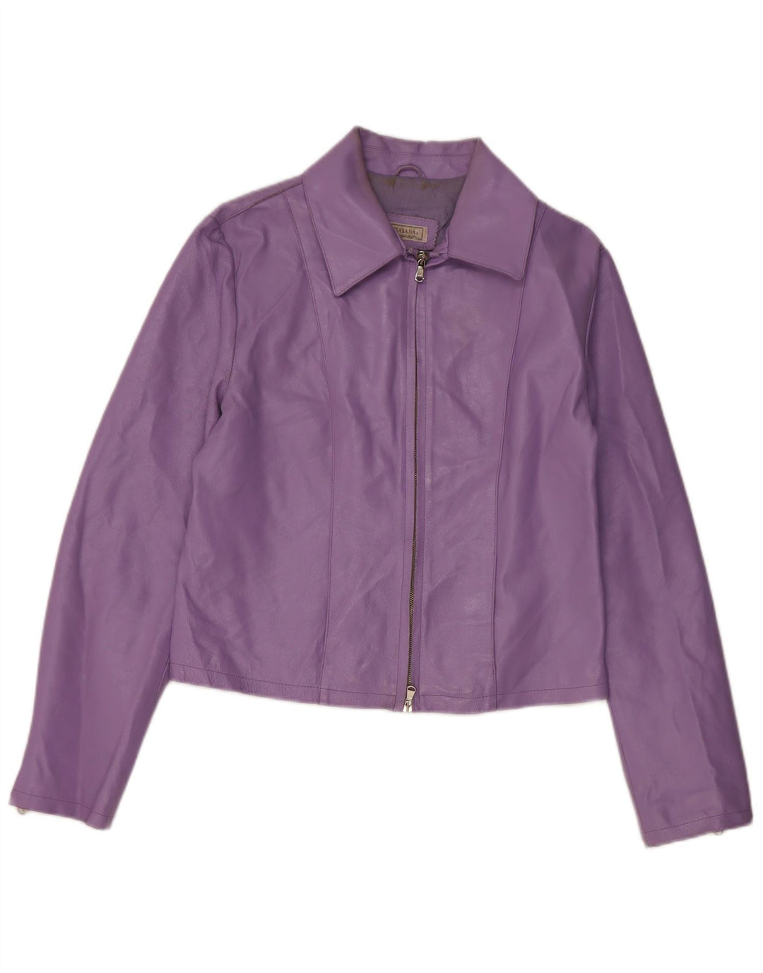 Giacca in pelle da donna Habana UK 10 piccola pelle viola