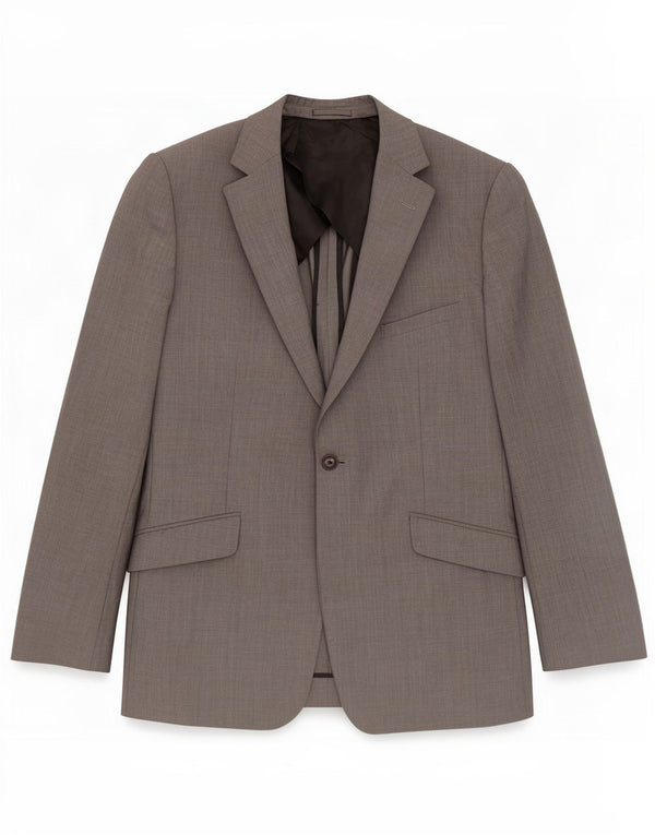 Giacca blazer da uomo a 1 bottone Reiss UK 42 XL lana grigia