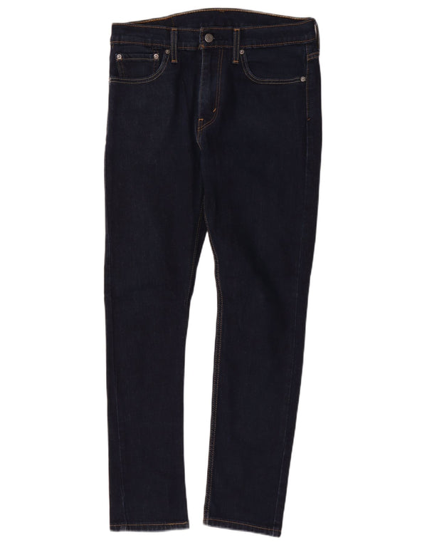 Jeans Levi's Uomo 510 Skinny W32 L30 Cotone Blu Navy