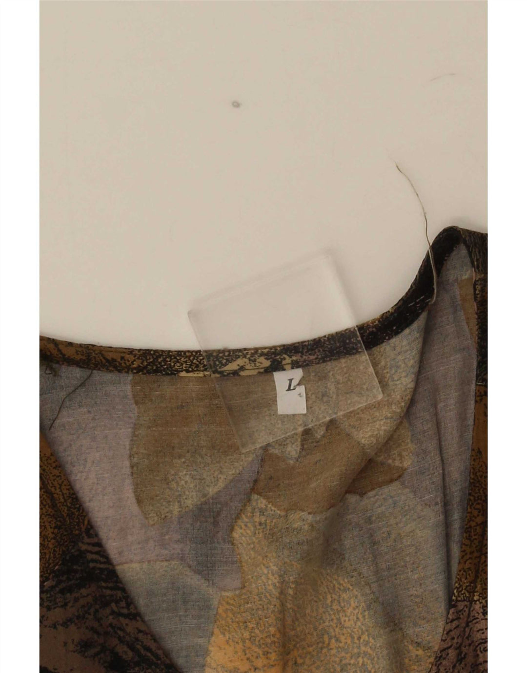 Tutina vintage da donna con motivo astratto UK 14 grande verde