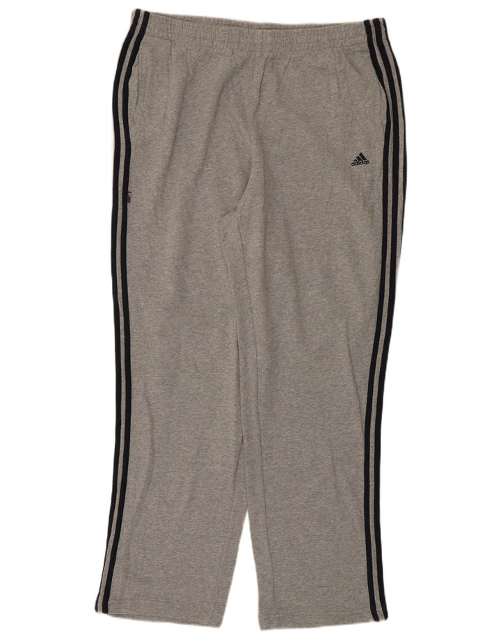 Pantaloni da tuta da uomo Adidas 2XL Cotone chiazzato grigio