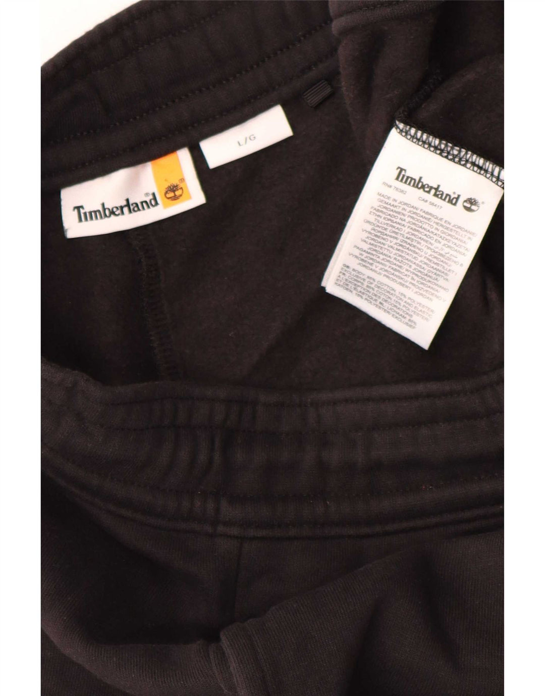 Pantaloni da tuta da uomo Timberland Joggers grandi in cotone nero