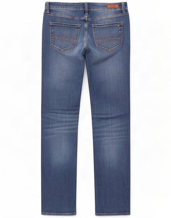 Tommy Hilfiger Womens Rome RW Straight Jeans W27 L30 Blue