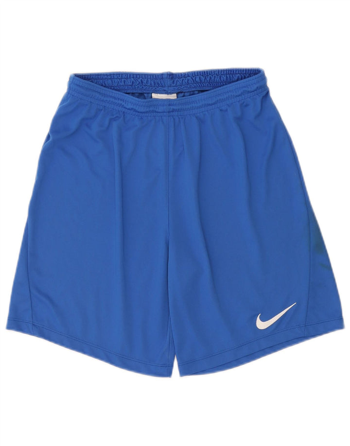 Pantaloncini sportivi Nike Dri Fit da uomo in poliestere blu medio