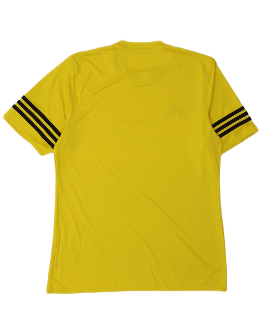 T-shirt ADIDAS da uomo Climalite Top grande giallo in poliestere