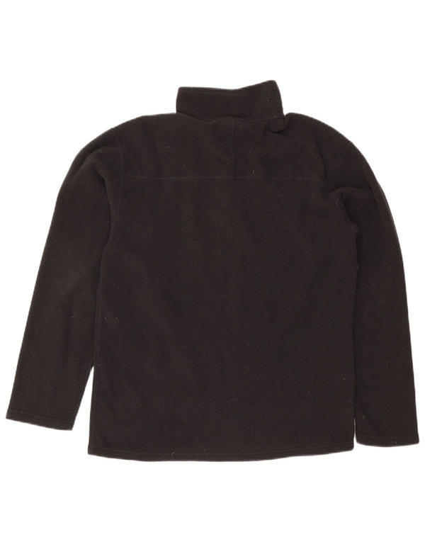 Maglione in pile da uomo The North Face con zip e collo piccolo in poliestere nero
