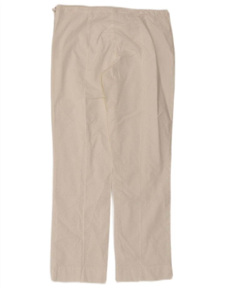 Pantaloni casual dritti da donna Onyx W28 L25 bianchi