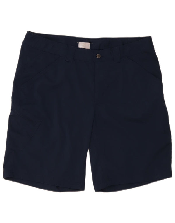 Pantaloncini cargo Columbia Omni-Shade da uomo W38 XL nylon blu navy